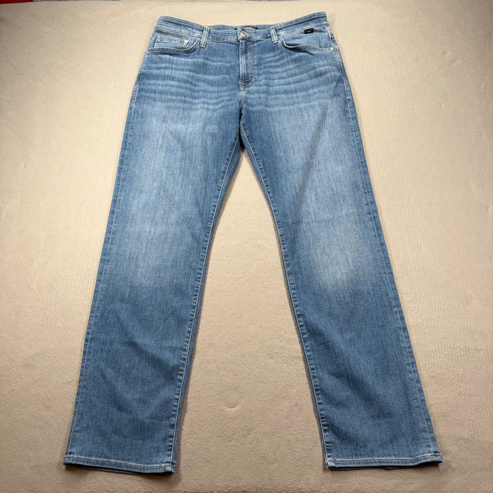Mavi Matt Jeans Mens 36x34 Blue Relaxed Straight Leg Stretch Denim M0033733085